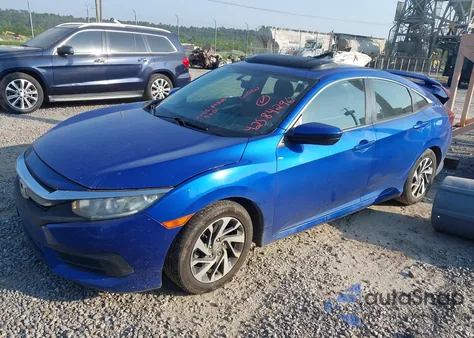 2016 Honda Civic Ex from USA, damaged, VIN 2HGFC2F71GH540661